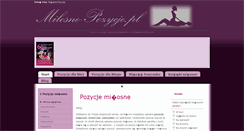 Desktop Screenshot of milosne-pozycje.pl